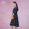 乔万尼重磅真丝连衣裙夏新款大牌高端桑蚕丝短袖EF2E361 商品缩略图3