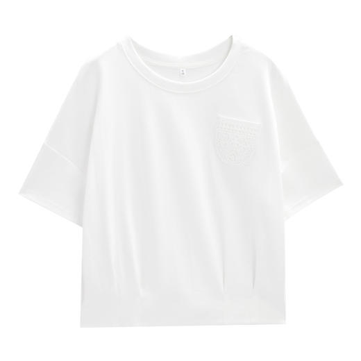 IEF/爱依服2025短袖夏季 韩版文艺休闲通勤气质百搭宽松T恤女N43601-X- 商品图5