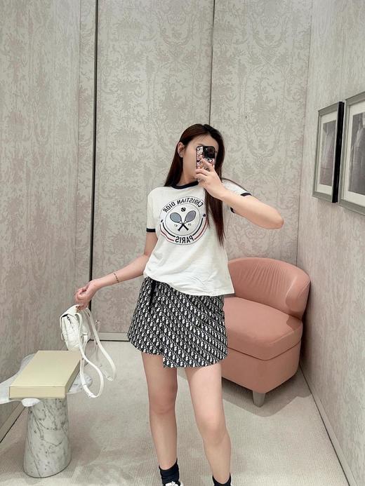 迪奥25Ss春夏新款网球拍印花圆领T恤（DQJ） 商品图12