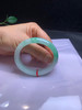 612616，54飘绿贵妃手镯 ，种色兼具，条形也不错，一大段带绿底，清新甜美 商品缩略图5