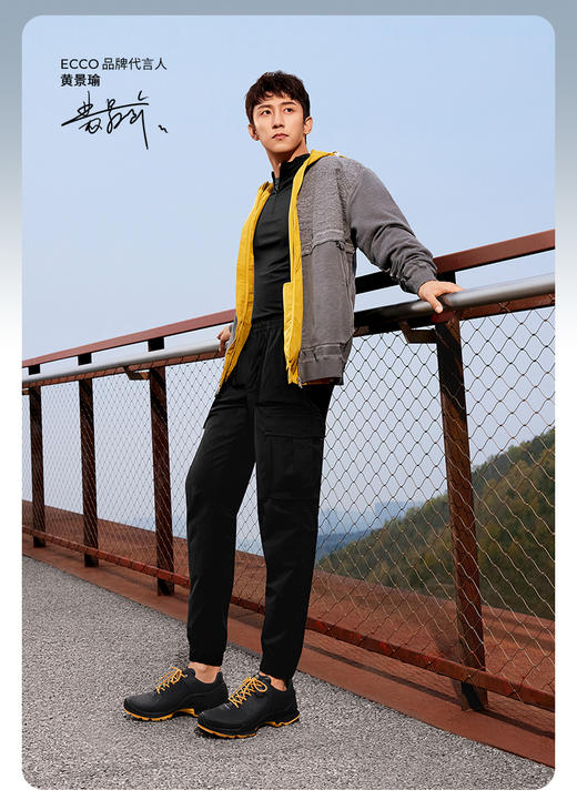 E步男鞋 黄景瑜15周年纪念款 牛皮低帮运动鞋健步鞋 特惠 Z-15168 商品图1