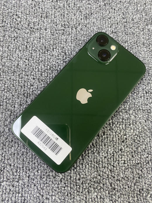 编号432543-苹果iPhone13/128G/绿色，5G手机，9.8新成色好，原机电池82%，店保180天，特价2299元！ 商品图0
