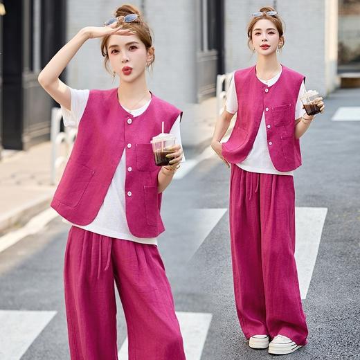 显瘦时尚洋气时髦减龄显瘦马甲三件套BBL2553-3 商品图1