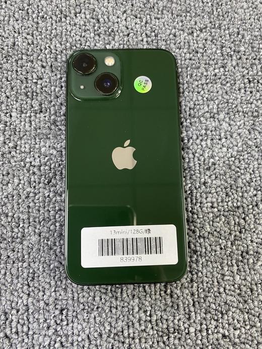 编号839978-苹果iPhone13mini/128G/绿色，5G手机，9.8新成色好，原机电池83%，特价2299元，放心无忧店保180天！ 商品图5