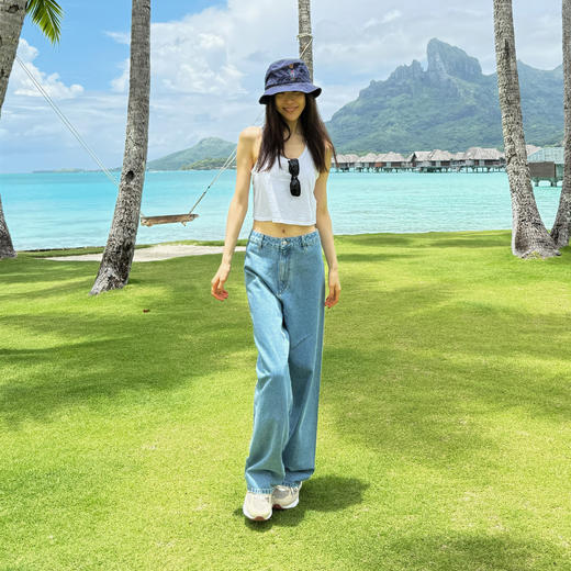 ROMI STUDIO“旅行碎片”100棉软糯肤感宽松圆领吊带背心RWCSST2372【发货时效25天】 商品图3