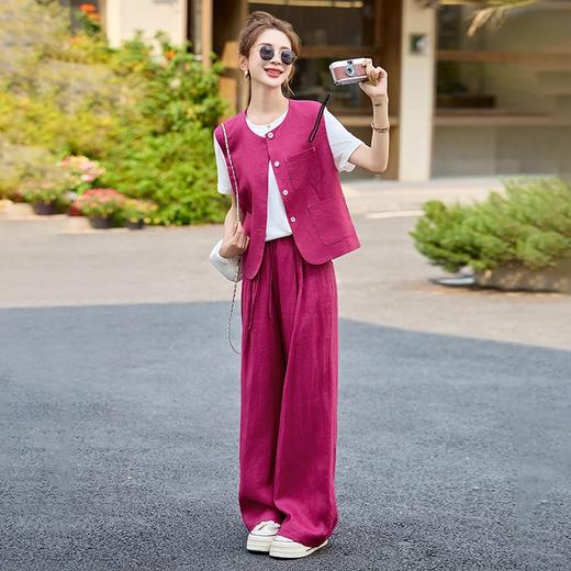 显瘦时尚洋气时髦减龄显瘦马甲三件套BBL2553-3 商品图0