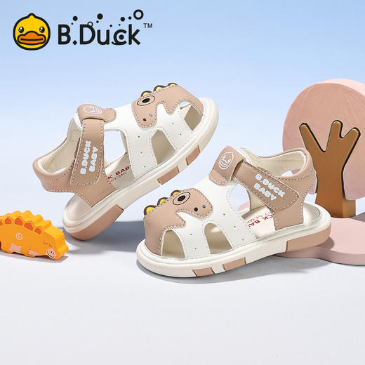B.Duck小黄鸭童鞋夏季儿童凉鞋18-23 BY2686814 商品图2