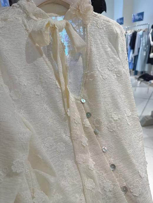 【门店同款】ENJOY春季“绮梦繁花”刺绣蕾丝上衣 161897525 商品图1