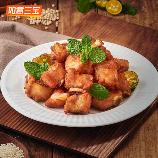 如意三宝蒜香排骨500g 商品图1