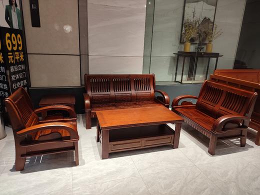 608实木沙发/A90-608-123 商品图0