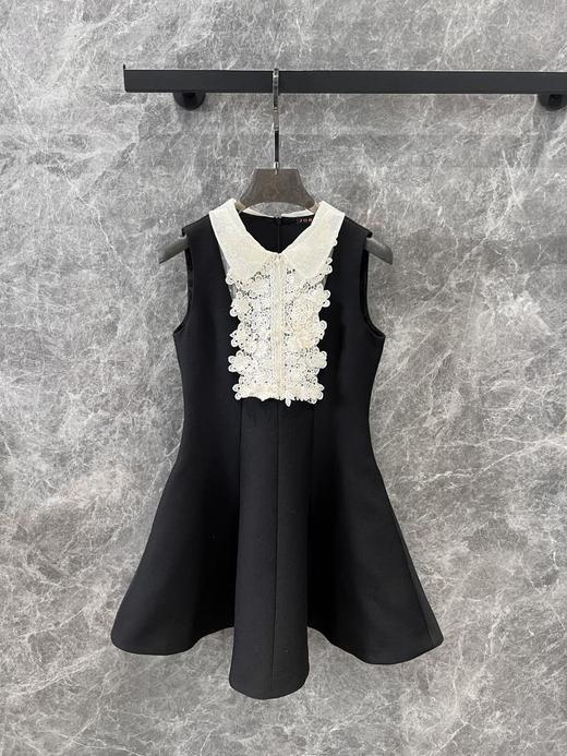 JORYA*25Ss春夏新款蕾丝娃娃领露思同款小黑裙（DQJ） 商品图1