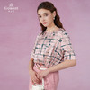 乔万尼真丝衬衫女夏新款中袖桑蚕丝上衣EF2C396 商品缩略图2