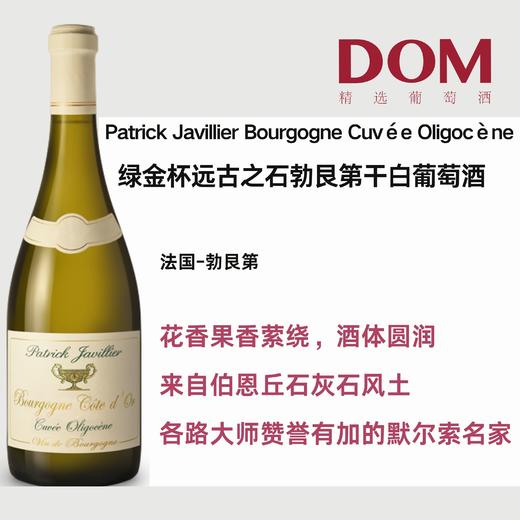 绿金杯远古之石勃艮第干白葡萄酒 Patrick Javillier Bourgogne Cuvée Oligocène 商品图0
