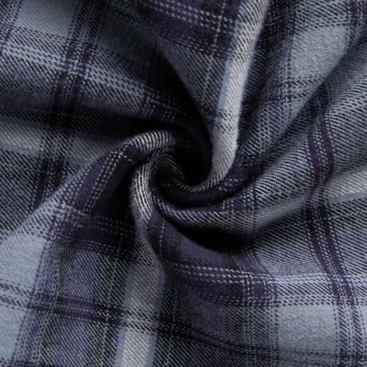 ROMI STUDIO“慵懒随性”纯棉磨毛松紧腰直筒格纹休闲裤RW25SXY0134 商品图3