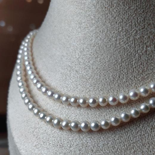 “小灯泡”级AK淡水珍珠项链 4.5～5mm（特价） 商品图6