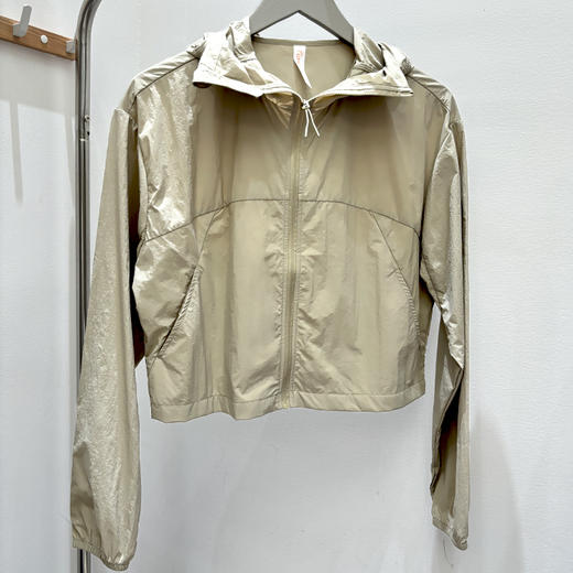 哈瓦塔UV梭织带帽短款防晒衣H350116 商品图1