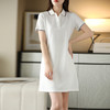 丁摩 夏季polo连衣裙休闲显瘦中长款T恤裙5ZF-2232 商品缩略图1