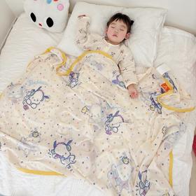 婴幼儿A类竹纤维夏凉毯幼儿园午睡毯丝滑柔软凉爽透气不闷汗柔