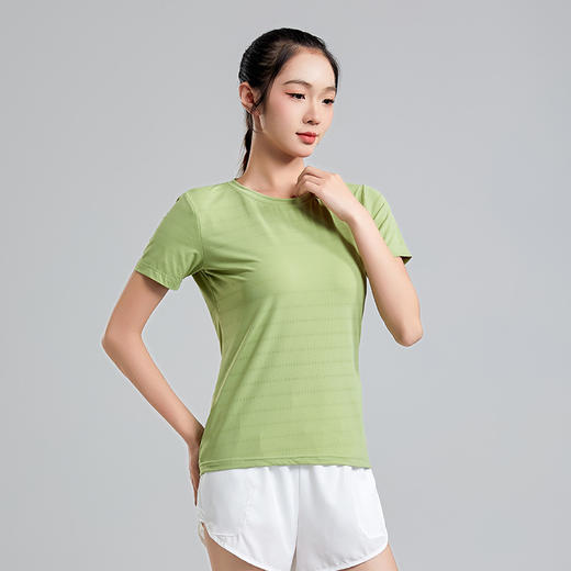 夏季圆领速干短袖男女薄款排汗透气弹力户外运动登山徙步半袖T印标 商品图2