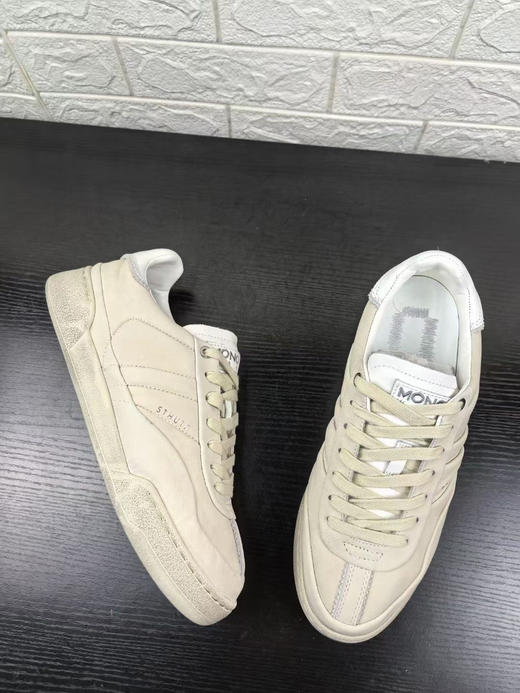 正品 MONO WAY 男鞋 头层牛皮材质 做旧款 超轻上脚舒适百搭休闲款 码数 41-45各几双 商品图1