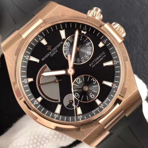 TWA江诗丹顿 纵横四海多功能腕表。高雅绅士，尊贵非凡，巨强地表。 男士腕表，硅胶表带，自动机械机芯，密底 商品图3