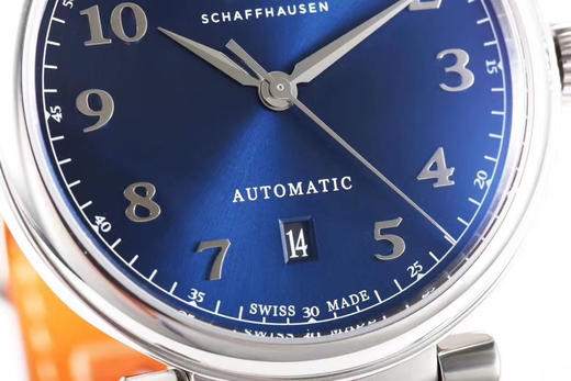 MKS万国达文西系列腕表，尺寸40毫米X10毫米 柔软耐用的ITALY小牛皮表带配合传统式精钢表扣，特大限度满足了舒服贴手的体验 商品图7