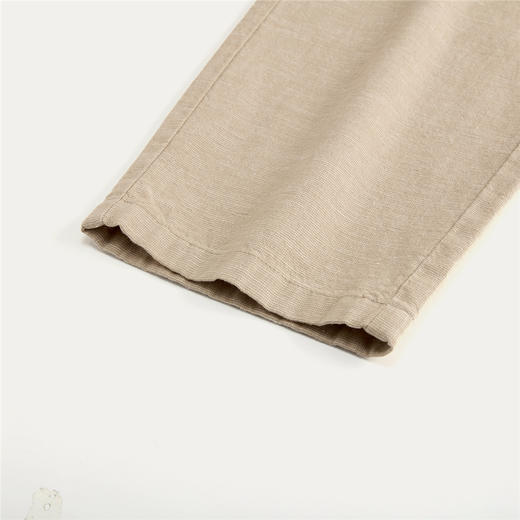 佐丹奴男装天然棉麻松紧腰梭织薄休闲裤01115205 商品图4