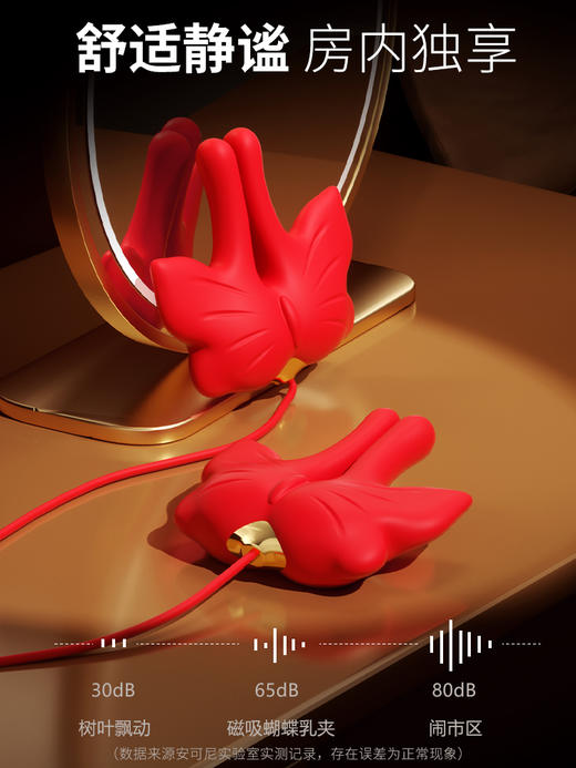 谜姬 蝴蝶吮吸乳夹乳尖挑逗 商品图9