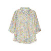 谜底100%棉衬衫分袖女2025夏季新款小碎花清新合体衬衣256MC6282 商品缩略图4