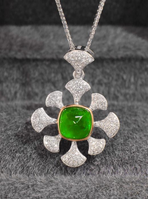 1.95ct糖塔祖母绿吊坠 商品图0