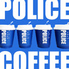 一个蓝色的纸杯POLICE小蓝杯一次性咖啡纸杯“一杯懂警察的咖啡”（一套12个） 商品缩略图0