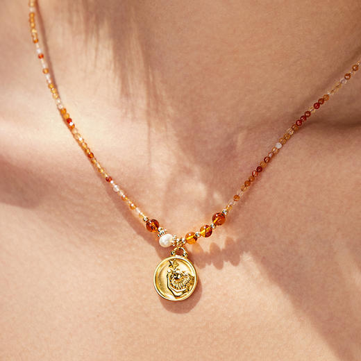 Manreya十二星座水晶项链吊坠 |专属于星座时髦优雅搭配，12星座12款 商品图5