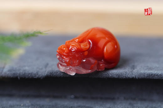 南红貔貅吊坠【灵貅】 配精美挂绳 商品图0