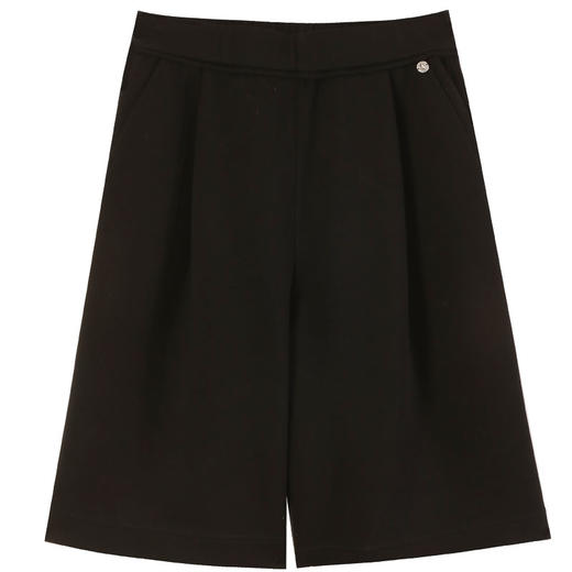 玳莎针织百慕大中裤女2025年夏季新款通勤时尚百搭直筒显瘦A字裤  FB36201 商品图4