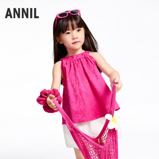 【实体店同款】女童套装夏季新款安奈儿童装XG522670 商品图0