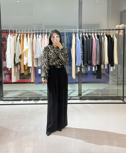 设计师系列高腰阔腿裤 商品图4