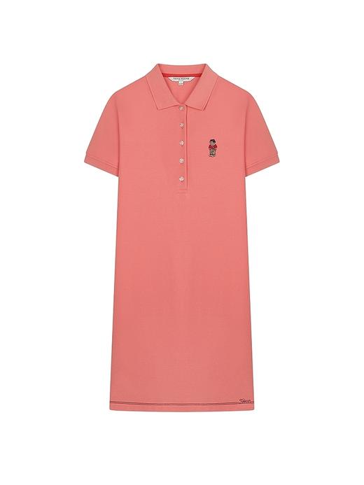 Teenie Weenie小熊卡通连衣裙女夏季女中长裙TTOM256505N 商品图4