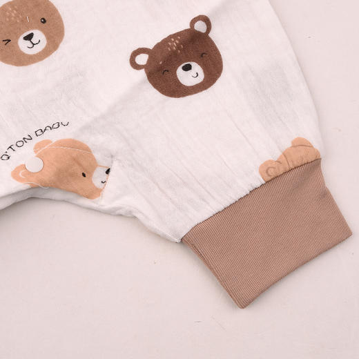 棉果果夏季男童女童纯棉纱布防蚊5A抗菌睡袋M205570200070 商品图3