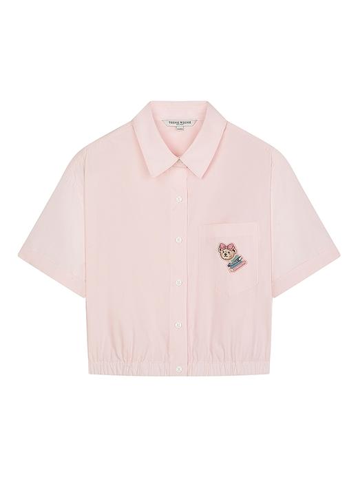 TeenieWeenie小熊卡通衬衫女夏季女衬衣TTYA256515N 商品图3