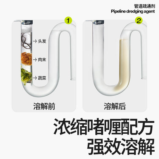 小仓熊 管道疏通剂 450g/瓶 610316 商品图1