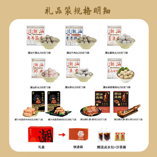 潮满峰 潮味匠心套装 3300g 商品图1