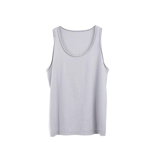 绽放211朵/【宋瓷系列】真丝匹马棉内搭圆领显瘦亲肤透气叠穿背心 商品图4