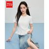 【小个子定制】 IEF/爱依服2025上衣夏季 韩版甜美少女风蕾丝花边下摆设计T恤DS02284-X- 商品缩略图0