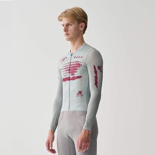 MAAP 男士 Aether Pro Air LS Jersey 3.0 竞速灰 长袖骑行服 商品图0