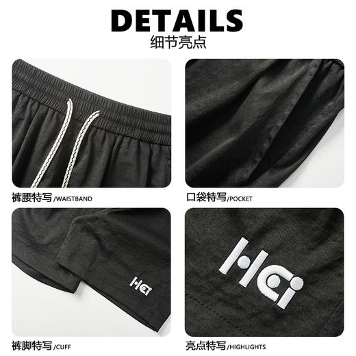 【DSL】大依优型大码短裤五分裤大号裤子弹力透气加肥加大夏季松紧腰宽松运动沙滩裤 商品图7