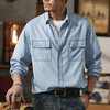 【莱赛尔天丝】【DQ】大依优型大码男装莱赛尔天丝休闲长袖衬衫宽松百搭薄款长袖衬衣上衣男士 商品缩略图1