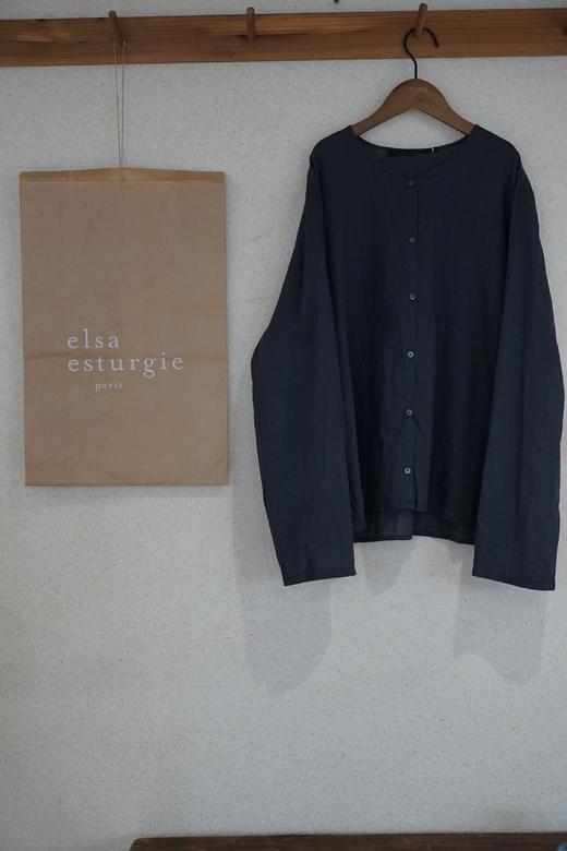 elsa esturgie 圆领长袖纽扣衬衫 商品图12