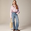 温柔薰衣草色~Jcrew 全棉女士休闲格纹衬衫 商品缩略图2