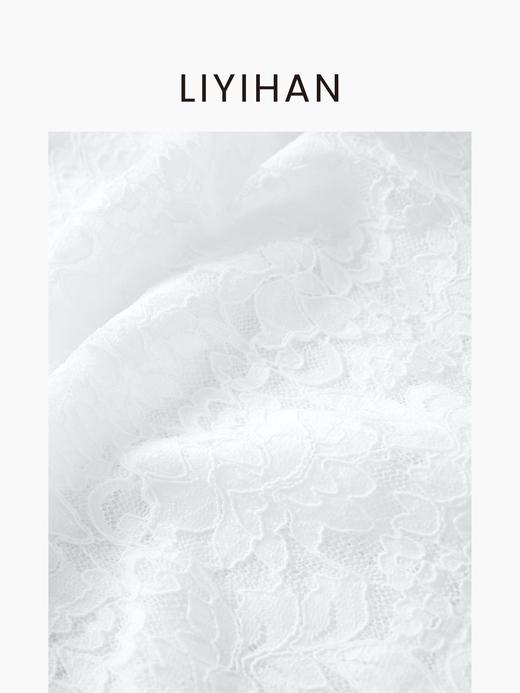 LIYIHAN花影丨25春新款蕾丝直筒中半裙内衬镂空舒适复古气质时尚 商品图4