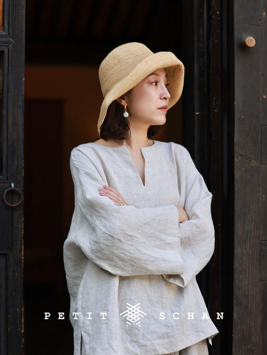 PETIT SCHAN小闪 JEW#022 congealed fat 凝脂 18K金和田玉顶俄巴莎高白白玉15mm耳环 商品图4